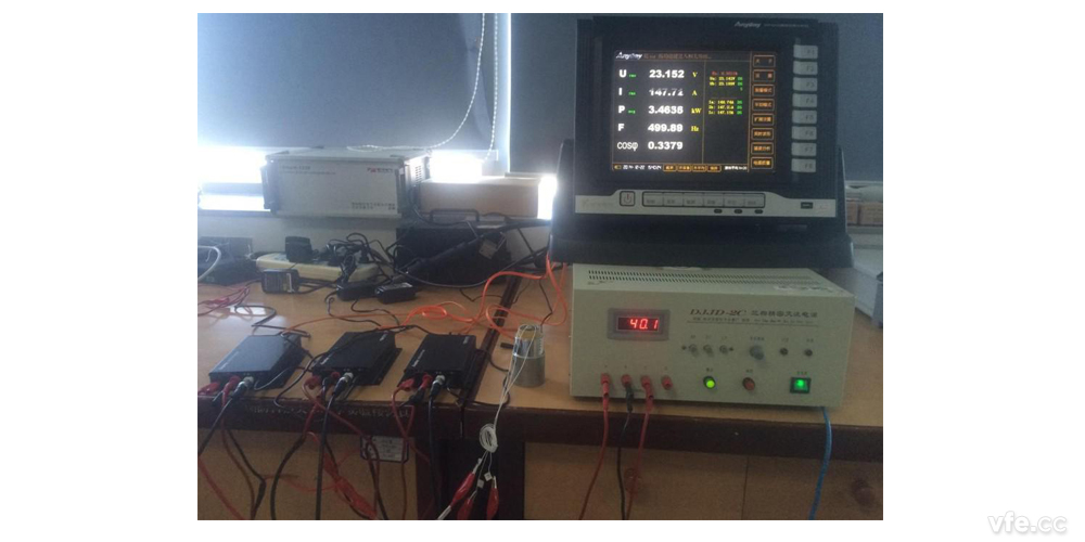 測試現(xiàn)場實物照片