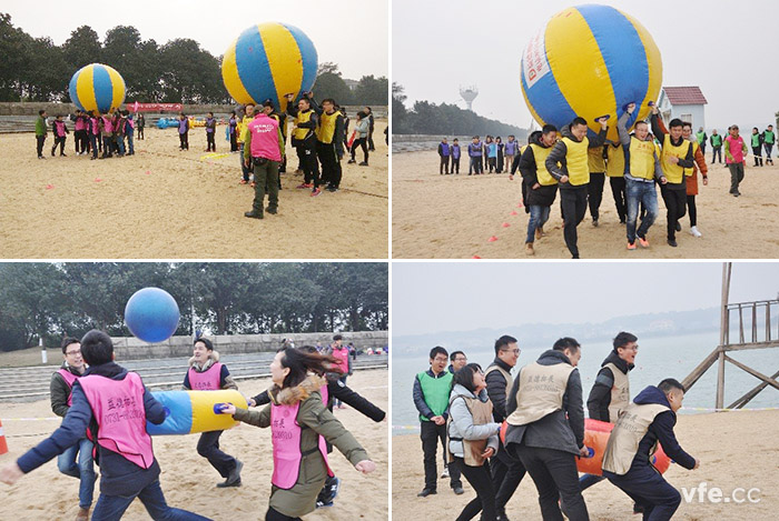 鴻運(yùn)彩球、眾星捧月、瘋狂毛毛蟲(chóng)和拔河比賽